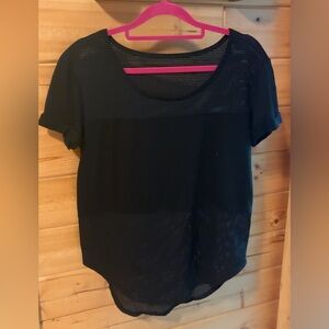 SO Black Mesh Tee – Size Medium
